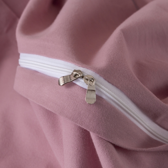 91家纺网 家纺一手货源 找家纺 优姿家纺2022新款100S长绒棉宽边绣花四件套蝶恋花-豆沙