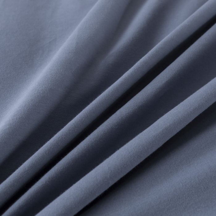 91家纺网 家纺一手货源 找家纺 优姿 2022新款100S长绒棉宽边绣花四件套似锦年华-蓝灰