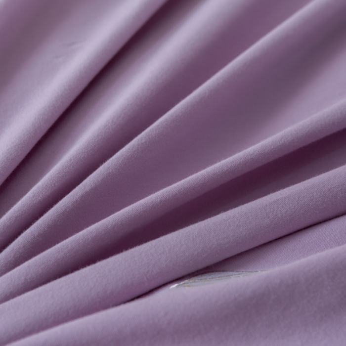 91家纺网 家纺一手货源 找家纺 优姿2022新款100S长绒棉宽边绣花四件套 似锦年华-紫色