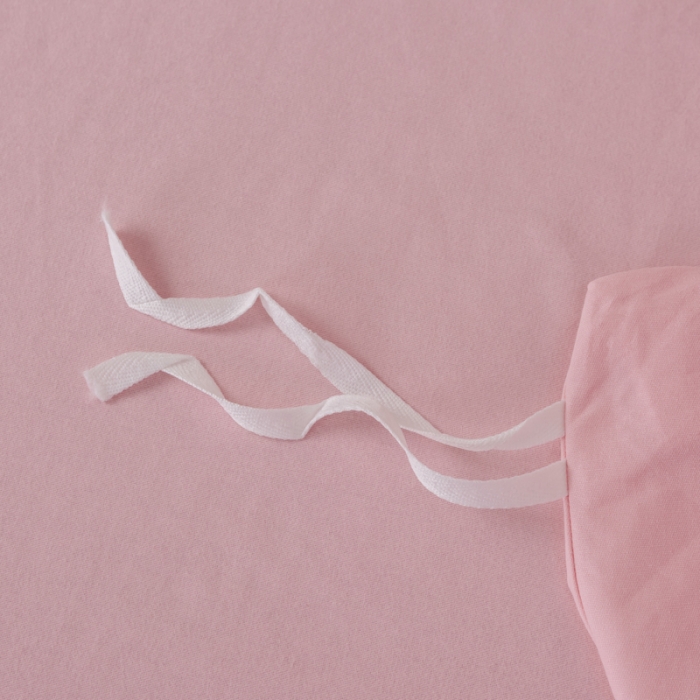 91家纺网 家纺一手货源 找家纺 优姿 2022新款100S长绒棉宽边绣花四件套一路有你-粉色