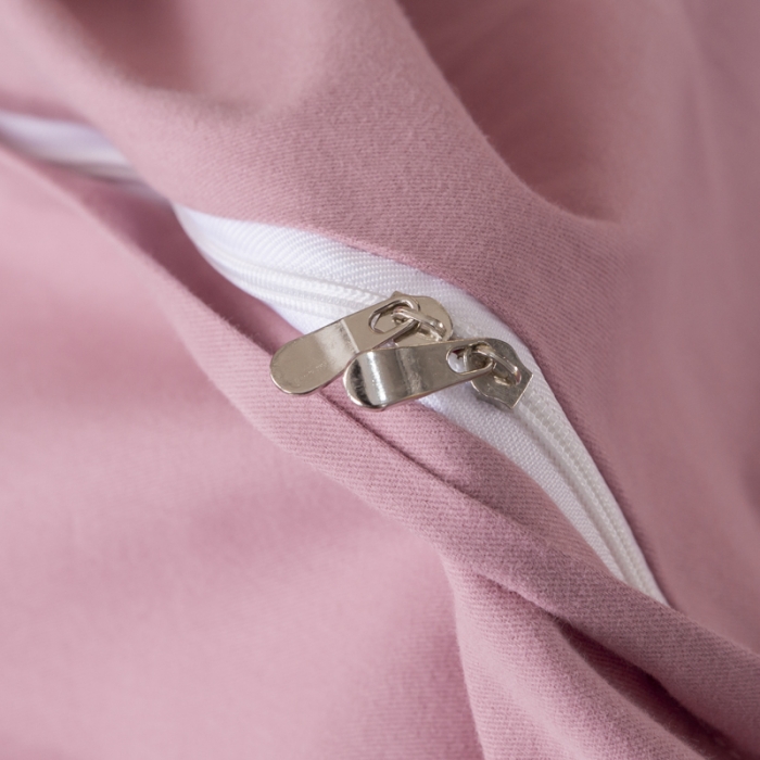 91家纺网 家纺一手货源 找家纺 优姿2022新款100S长绒棉宽边绣花四件套 一路有你-豆沙