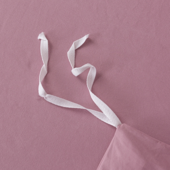 91家纺网 家纺一手货源 找家纺 优姿2022新款100S长绒棉宽边绣花四件套 一路有你-豆沙