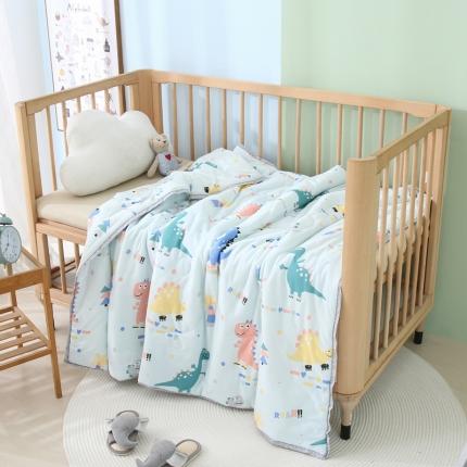 喜多兔 2022新款针织棉幼儿园夏凉空调被 小恐龙斑斑同学