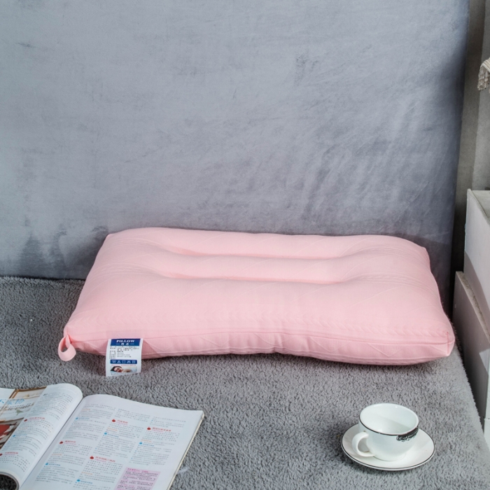 91家纺网 家纺一手货源 找家纺 糖果枕芯 2022新款针织定型枕 洋气粉