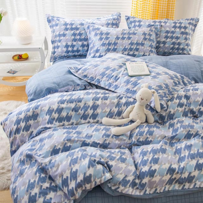 91家纺网 家纺一手货源 找家纺 金鑫汇 2022新款网红直播爆款一字绣工艺款四件套 千与千寻