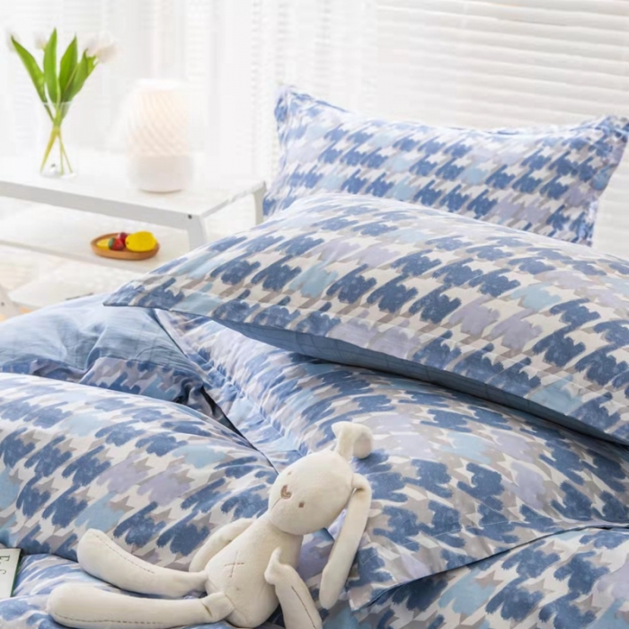 91家纺网 家纺一手货源 找家纺 金鑫汇 2022新款网红直播爆款一字绣工艺款四件套 千与千寻