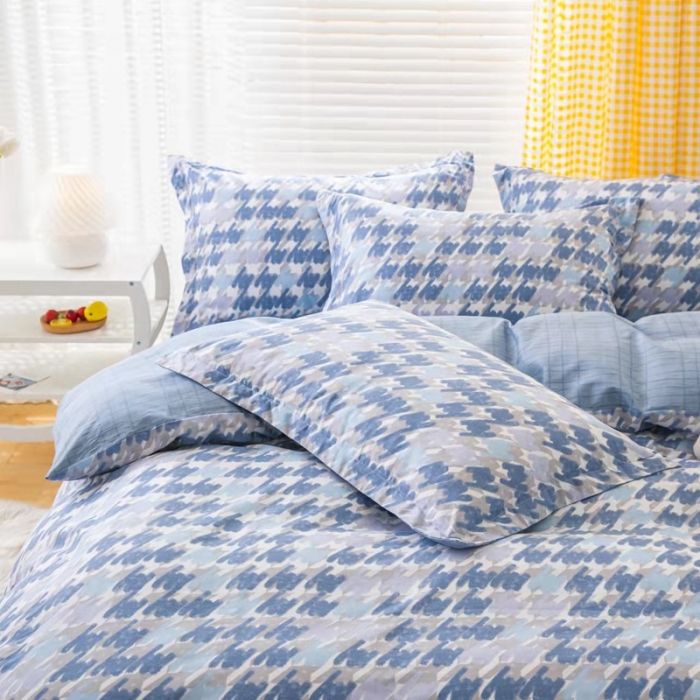 91家纺网 家纺一手货源 找家纺 金鑫汇 2022新款网红直播爆款一字绣工艺款四件套 千与千寻