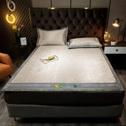 91家纺网 家纺一手货源 找家纺 (总) 宅部落 2022新款900D粗冰丝肌理纹冰丝席