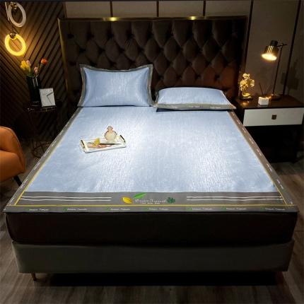 91家纺网 家纺一手货源 找家纺 (总) 宅部落 2022新款900D粗冰丝肌理纹冰丝席