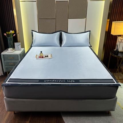 91家纺网 家纺一手货源 找家纺 (总) 宅部落 2022新款纯色冰藤席美好生活系列