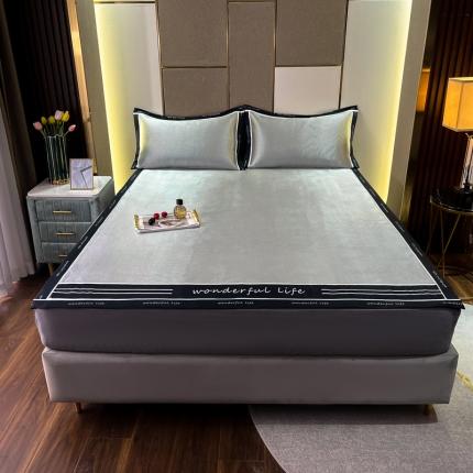 91家纺网 家纺一手货源 找家纺 (总) 宅部落 2022新款纯色冰藤席美好生活系列