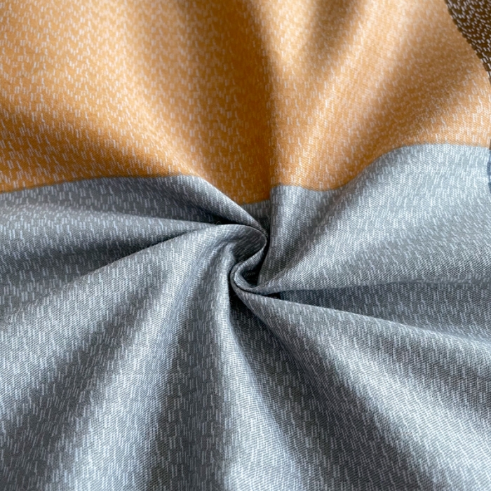 91家纺网 家纺一手货源 找家纺 金鑫汇 2022新款全棉印花条格系列单枕套一对 德尔惠