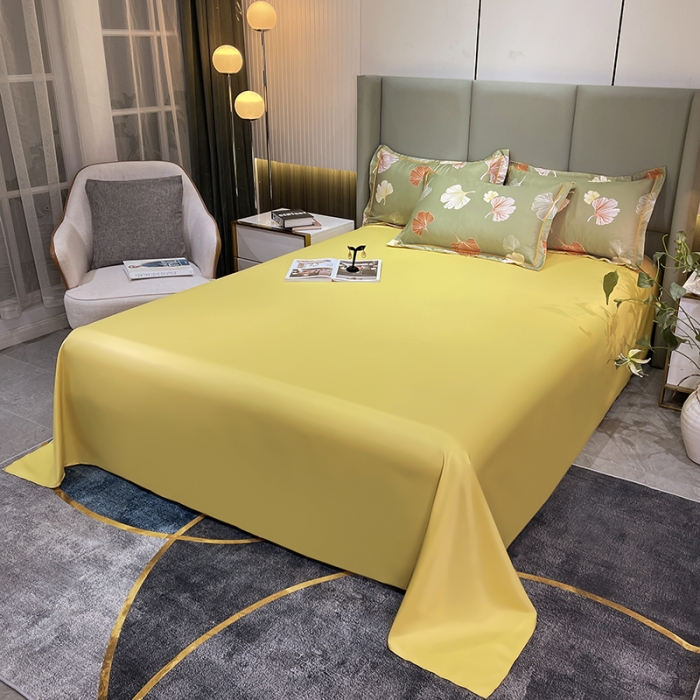 91家纺网 家纺一手货源 找家纺 总 铠畅2022新款水洗天丝夏被四件套床单水洗真丝冰丝夏凉被