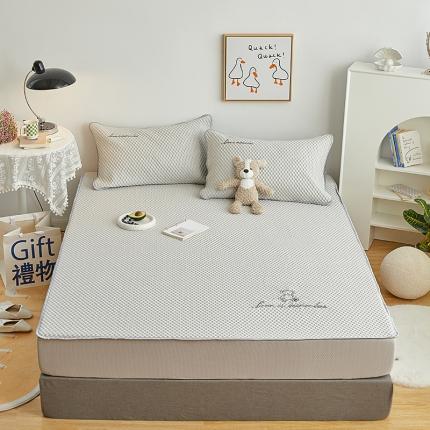 91家纺网 家纺一手货源 找家纺 （总）金丝鸟 2022新款凉感豆豆A类按摩凉席三件套