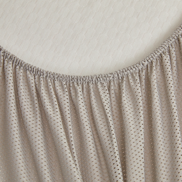 91家纺网 家纺一手货源 找家纺 金丝鸟 2022新款凉感豆豆A类按摩凉席三件套 粉玉色