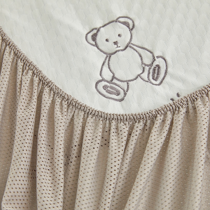 91家纺网 家纺一手货源 找家纺 金丝鸟 2022新款凉感豆豆A类按摩凉席三件套 浅粉蓝