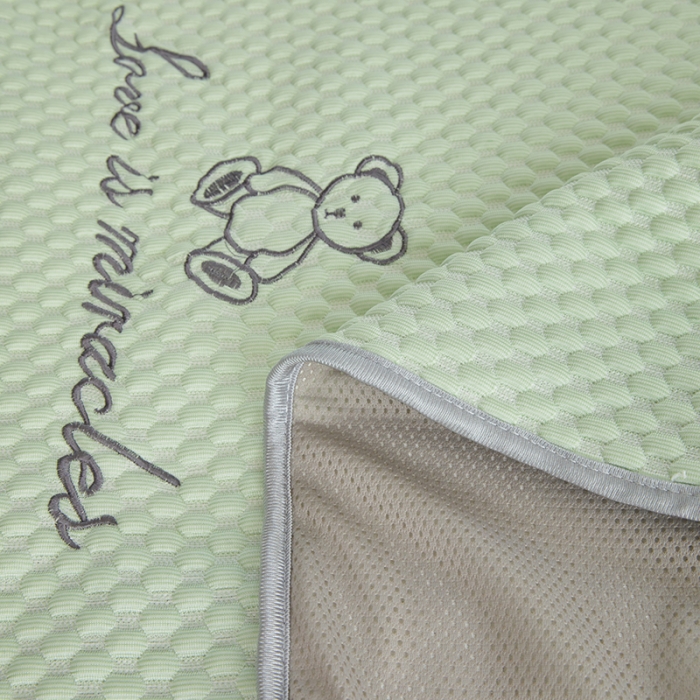 91家纺网 家纺一手货源 找家纺 金丝鸟 2022新款凉感豆豆A类按摩凉席三件套 浅绿