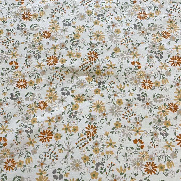 91家纺网 家纺一手货源 找家纺 千朵 2022新款全棉大豆夏被四件套 鲜橙