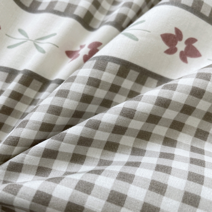 91家纺网 家纺一手货源 找家纺 千朵 2022新款全棉大豆夏被四件套 小清新