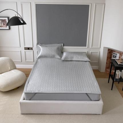 91家纺网 家纺一手货源 找家纺 （总）三味舒屋 2025新款抗菌防螨凉感提花冰丝席