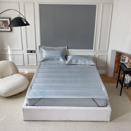 三味舒屋 2025新款抗菌防螨凉感提花冰丝席 波尔