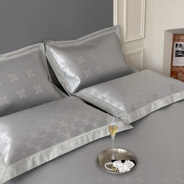 91家纺网 家纺一手货源 找家纺 三味舒屋 2025新款抗菌防螨凉感提花冰丝席 凯利