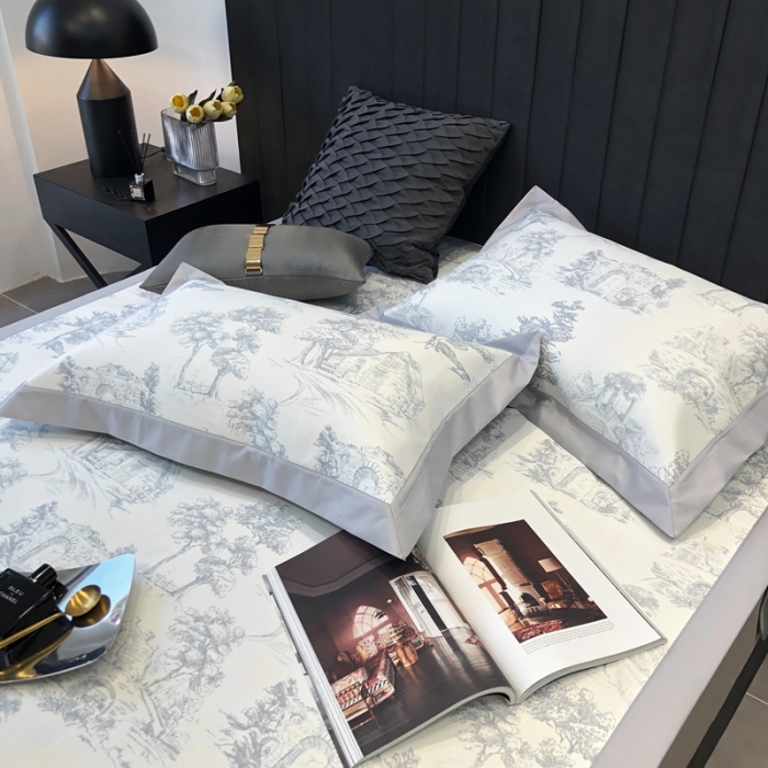 91家纺网 家纺一手货源 找家纺 三味舒屋 2025新款西西里印花冰丝席-床席款 西西里灰