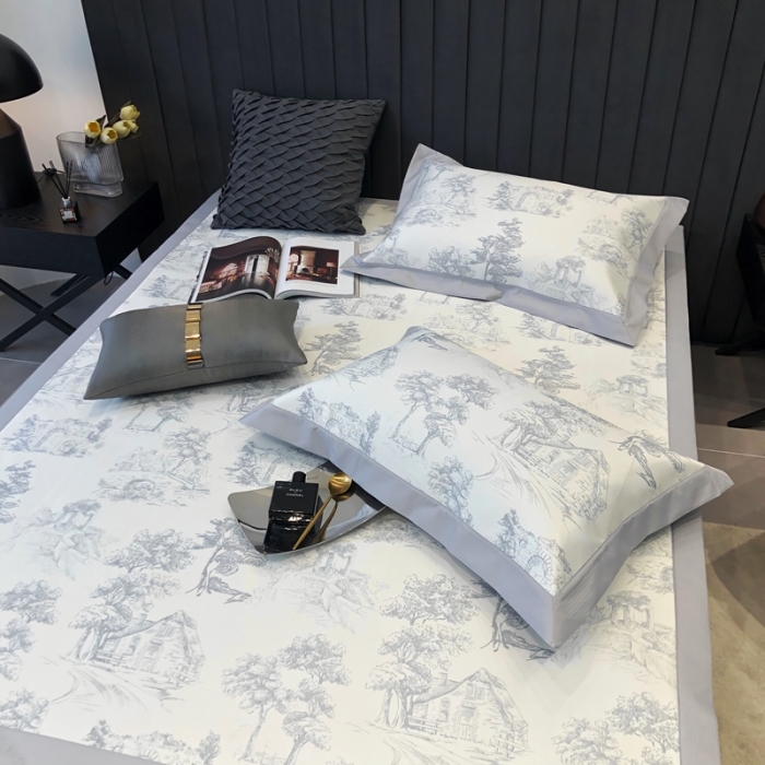 91家纺网 家纺一手货源 找家纺 三味舒屋 2025新款西西里印花冰丝席-床席款 西西里灰