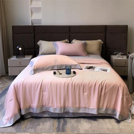 初拾 2022新款莫代尔零度夏被—知夏系列 知夏-蔷薇粉