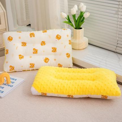 91家纺网 家纺一手货源 找家纺 （总）十九色 2022新款豆豆儿童定型枕30*50cm