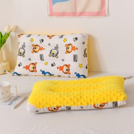 91家纺网 家纺一手货源 找家纺 （总）十九色 2022新款豆豆儿童定型枕30*50cm