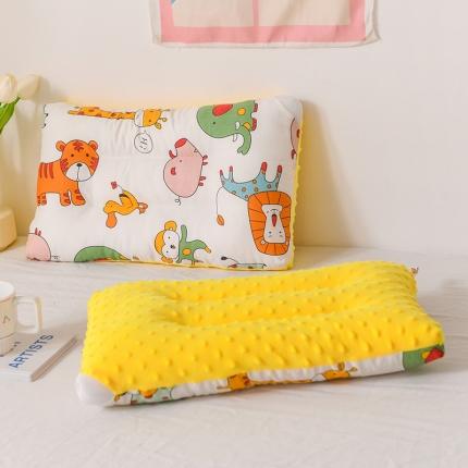 91家纺网 家纺一手货源 找家纺 十九色 2022新款豆豆儿童定型枕30*50cm 园游会
