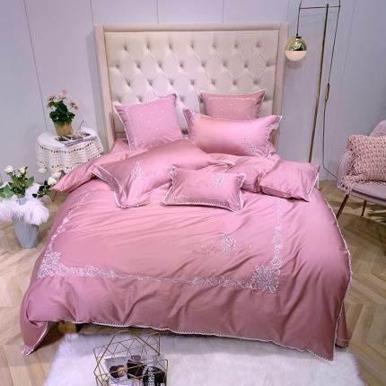 （总）馨蕊家居 2021新款60长绒棉绣花四件套