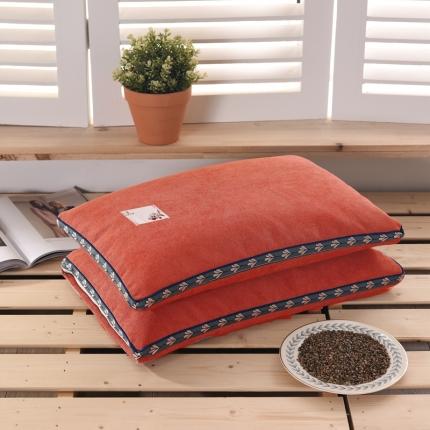 91家纺网 家纺一手货源 找家纺 (总) 明星枕业 2022新款糖果色麻绒荞麦枕