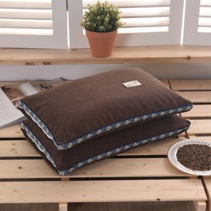 91家纺网 家纺一手货源 找家纺 (总) 明星枕业 2022新款糖果色麻绒荞麦枕