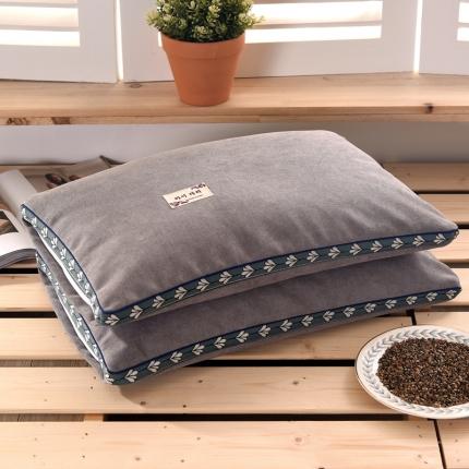 91家纺网 家纺一手货源 找家纺 (总) 明星枕业 2022新款糖果色麻绒荞麦枕