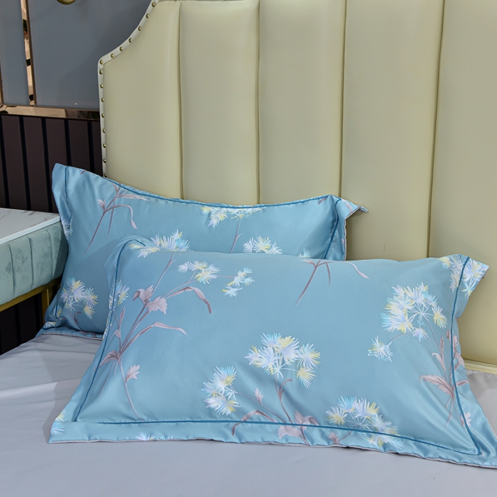 91家纺网 家纺一手货源 找家纺 梦柏 2022新款水洗天丝夏被四件套 初夏