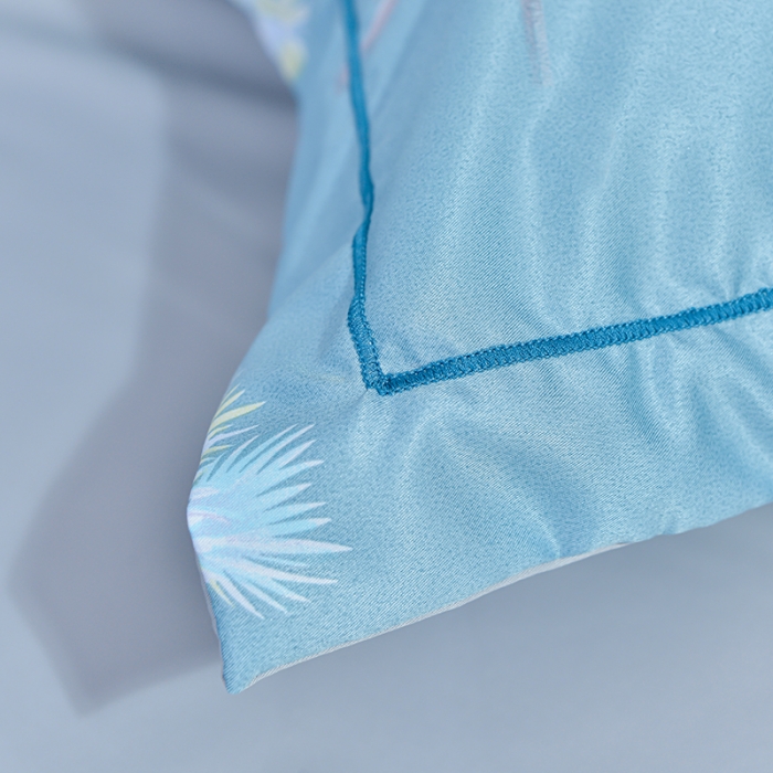 91家纺网 家纺一手货源 找家纺 梦柏 2022新款水洗天丝夏被四件套 初夏