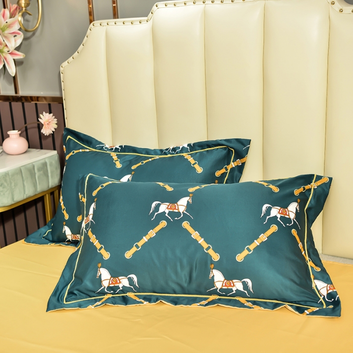 91家纺网 家纺一手货源 找家纺 梦柏 2022新款水洗天丝夏被四件套 悍马