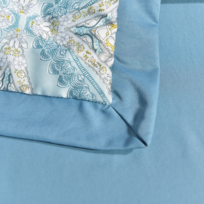 91家纺网 家纺一手货源 找家纺 梦柏 2022新款水洗天丝夏被四件套 卡兰蒂