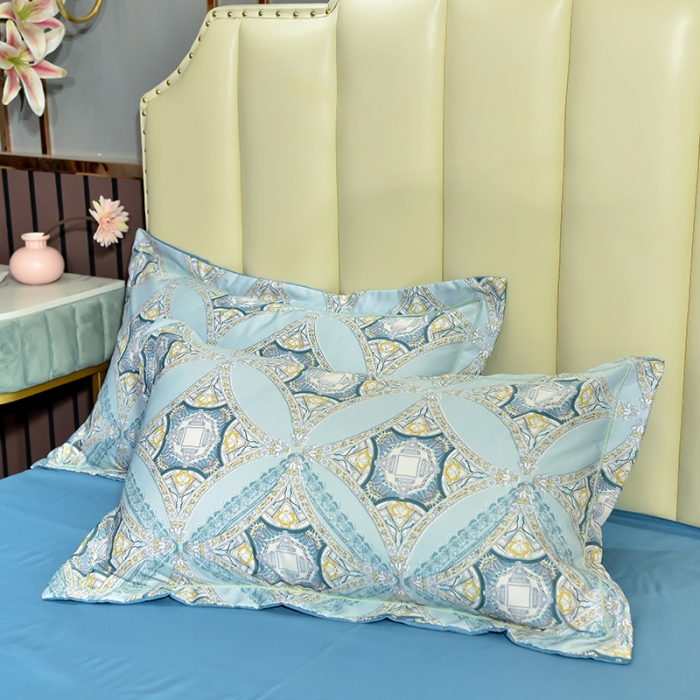 91家纺网 家纺一手货源 找家纺 梦柏 2022新款水洗天丝夏被四件套 卡兰蒂