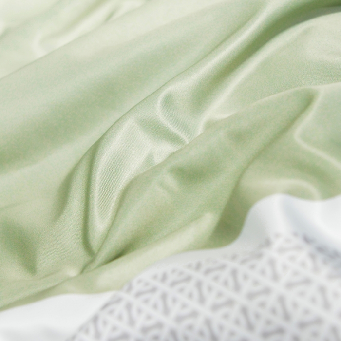 91家纺网 家纺一手货源 找家纺 梦柏 2022新款水洗天丝夏被四件套 凯利（绿）