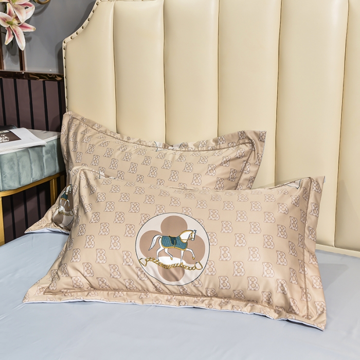 91家纺网 家纺一手货源 找家纺 梦柏 2022新款水洗天丝夏被四件套 罗马