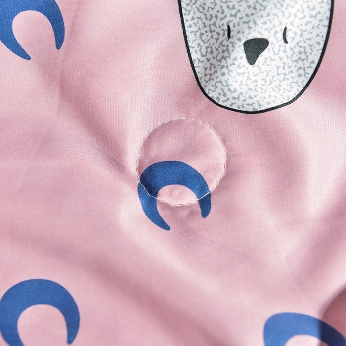 91家纺网 家纺一手货源 找家纺 梦柏 2022新款水洗天丝夏被四件套 月亮猫