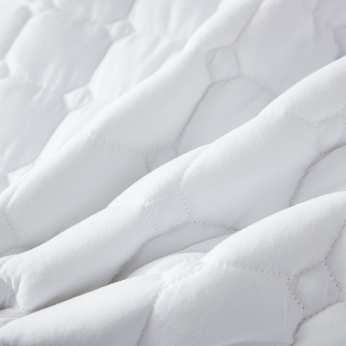 91家纺网 家纺一手货源 找家纺 啊雅家居 2025新款加厚磨毛亲肤床护垫 白色