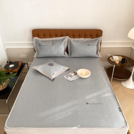 本希 2022新款轻奢刺绣款可水洗冰丝席-床笠款 小香风刺绣床笠款