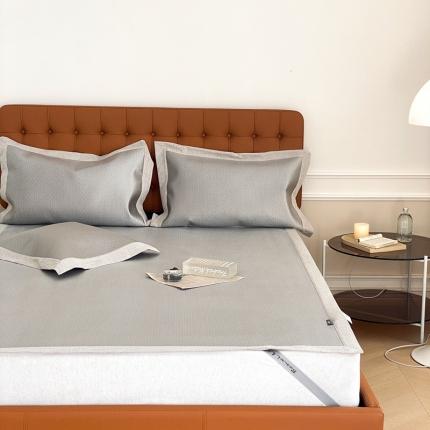 本希 2022新款高端床席款水洗冰丝席-简约款 S纹-咖床席款