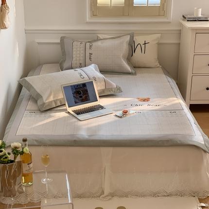 91家纺网 家纺一手货源 找家纺 （总）昔可 2022新款高端大版数码印花冰沐丝养生席