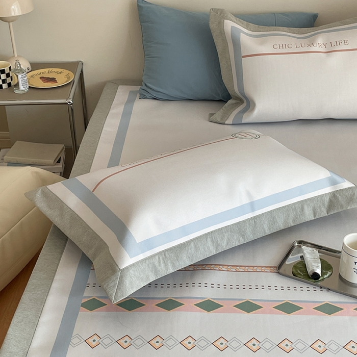 91家纺网 家纺一手货源 找家纺 昔可 2022新款高端大版数码印花冰沐丝养生席 海派夏日