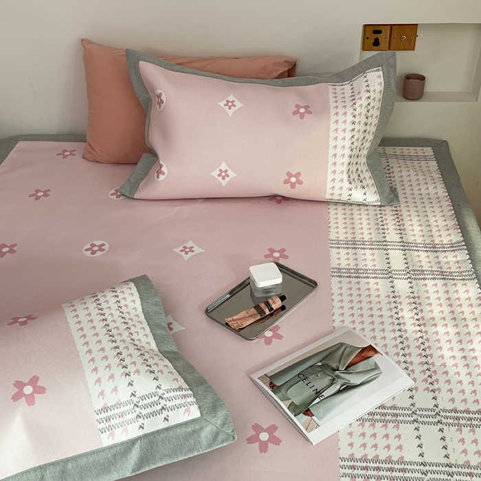 91家纺网 家纺一手货源 找家纺 昔可 2022新款高端大版数码印花冰沐丝养生席 香气粉